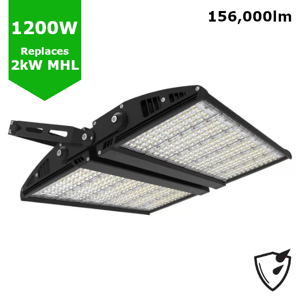 1200W LED High Mast Sports Pitch Tennis Court Stadium Arena Light Flicker Free
